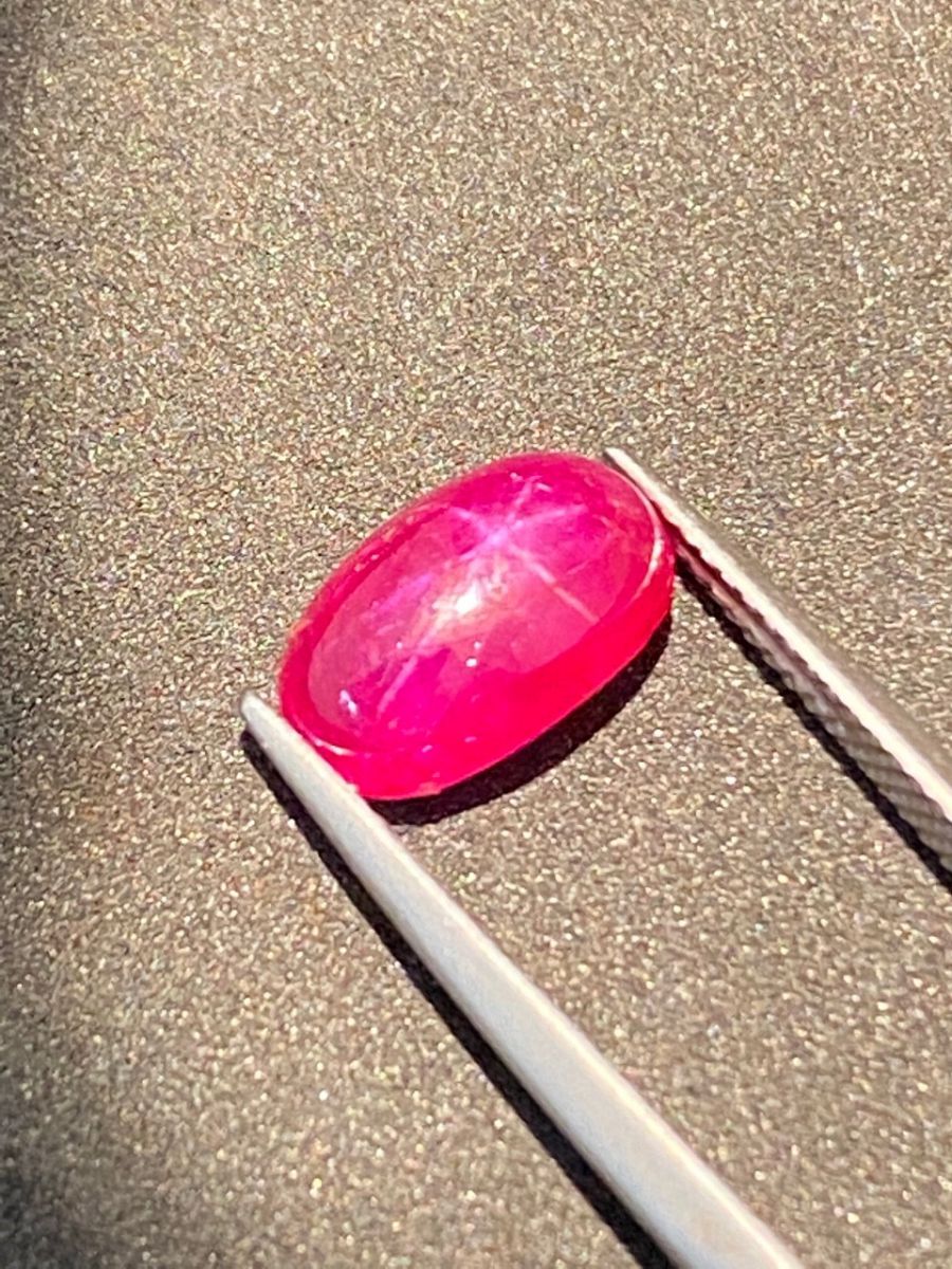 mặt nhẫn nam đá ruby sao