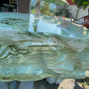 Bàn Ghế Đá Tự Nhiên Nguyên Khối 6 Đôn