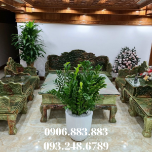 bàn ghế ngọc unyx xanh siêu vip