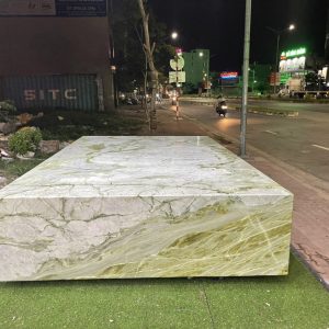 Sập ngọc serpentine 3690x232x69cm