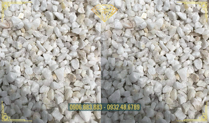 Thạch anh thô vụn trắng